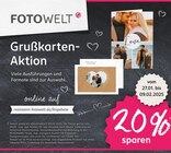 Grußkarten-Aktion von FOTOWELT im aktuellen Rossmann Prospekt