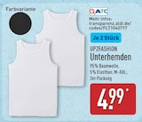 Unterhemden von UP2FASHION für 4,99 € bei ALDI Nord im Angebot Unterhemden von UP2FASHION im aktuellen ALDI Nord Prospekt