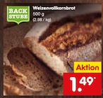Weizenvollkornbrot Angebote von BACKSTUBE bei Netto Marken-Discount Hagen für 1,49 €