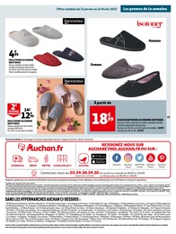 Offre Chaussures dans le catalogue Auchan Hypermarché du moment à la page 63