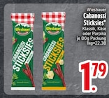 Cabanossi Sticksies Klassik im EDEKA Prospekt Cabanossi Sticksies Klassik von Wiesbauer im aktuellen EDEKA Prospekt für 1,79 €