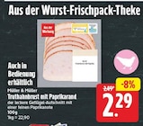 Truthahnbrust mit Paprikarand von Müller & Müller für 2,29 € bei E center im Angebot Truthahnbrust mit Paprikarand von Müller & Müller im aktuellen E center Prospekt