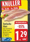 Seelachsfilet im Angebot bei E center in Remscheid Seelachsfilet Angebote von MSC bei E center Remscheid für 1,29 €