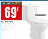 Promo PACK WC À POSER à 69,00 € dans le catalogue Brico Cash à Beaupréau