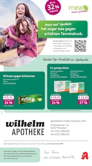 mea - meine apotheke Prospekt Unsere September-Angebote mit 4 Seiten