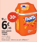 Soda saveur orange - Fanta dans le catalogue E.Leclerc