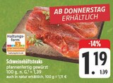 Schweinehüftsteaks Angebote bei EDEKA Weiden für 1,19 €