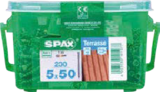 Terrassenschrauben im Angebot bei Globus-Baumarkt in Halle Terrassenschrauben Angebote von SPAX bei Globus-Baumarkt Halle für 33,00 €