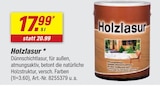 Holzlasur Angebote bei toom Baumarkt Ludwigsburg für 17,99 €