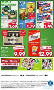 Warsteiner im aktuellen Kaufland Prospekt (Böblingen) Warsteiner im Kaufland Prospekt "Aktuelle Angebote" mit 54 Seiten (Böblingen)