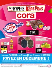 Catalogue Supermarchés Cora en cours à Noisy-le-Sec et alentours, "Le mois Incorayable n°3", 52 pages, 19/09/2023 - 25/09/2023