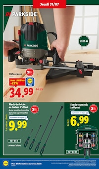 Promotion Outil dans le prospectus Lidl, valable du 31/07/2025 au 06/08/2025 Promo Outil dans le catalogue Lidl du moment à la page 30
