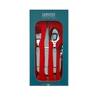 Ménagère "Intuition" 16 pièces - LAGUIOLE en promo à 19,99 € chez Carrefour Ménagère "Intuition" 16 pièces - LAGUIOLE dans le catalogue Carrefour