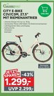 City E-Bike C3V/C3M, 27.5" mit Riemenantrieb Angebote von Sachsenrad bei Marktkauf Ravensburg für 1.299,00 €