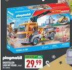 Baustellen-LKW mit Kran Angebote von Playmobil bei Marktkauf Mettmann für 29,99 €