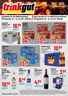 Aktueller Trinkgut Prospekt (Kolbermoor, 4 Seiten zum blättern Trinkgut Prospekt Aktuelle Angebote mit 4 Seiten