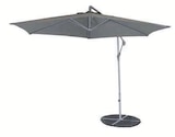 Parasol excentré rond 3m ou carré 2.5x2.5m dans le catalogue Hyper U