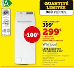 Promo Lave-linge top 6 kg à 299,00 € dans le catalogue Super U à Limoges