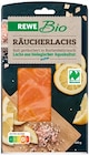 Räucherlachs im Angebot bei REWE in Bremen Räucherlachs Angebote von REWE Bio bei REWE Bremen für 3,99 €