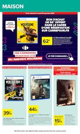 Promos Console PS5 dans le catalogue "Carrefour" de Carrefour Console PS5 en promo dans le catalogue Carrefour à la page 74