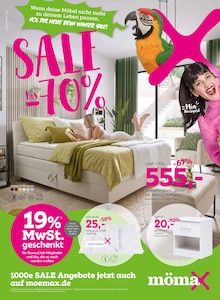 Boxspringbett im mömax Prospekt "SALE bis -70%" mit 16 Seiten (Mannheim)