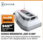 Mähroboter „goat g1-800“ Angebote von Ecovacs bei OBI Essen für 1.099,00 €