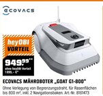 Mähroboter „goat g1-800“ von Ecovacs im aktuellen OBI Prospekt