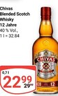 Blended Scotch Whisky 12 Jahre Angebote von Chivas bei GLOBUS Völklingen für 22,99 €