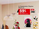 Suspension Clayton Ø 50 cm dans le catalogue But