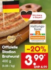 Offizielle Stadion Bratwurst Angebote bei Netto Marken-Discount Schwabach für 3,99 €