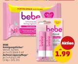 Reinigungstücher von bebe im aktuellen Penny Prospekt für 1,99 €