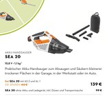 STIHL - AKKU-HANDSAUGER SEA 20 Angebot im Prospekt AKKU-HANDSAUGER SEA 20 bei STIHL im Prospekt "" für 99,00 €
