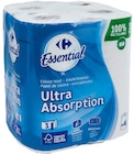 Essuie-tout Ultra absorption - CARREFOUR ESSENTIAL dans le catalogue Carrefour