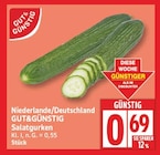 Salatgurken von Gut&Günstig im aktuellen EDEKA Prospekt