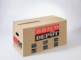 Promo Carton de déménagement Brico dépôt 72 L - L. 60 x P. 40 x H. 30 cm. à 2,99 € dans le catalogue Brico Dépôt à Reims