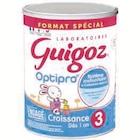 Croissance 3 Optipro Poudre dès 1 an - Guigoz - U Express à La Rochelle Croissance 3 Optipro Poudre dès 1 an - Guigoz en promo chez U Express La Rochelle à 5,36 €