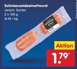 Aktuelle Wurst Angebote bei Netto Marken-Discount in Salzgitter Aktuelles Schinkenzwiebelmettwurst Angebot bei Netto Marken-Discount in Salzgitter ab 1,79 €