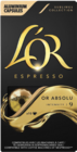 Capsules de café espresso or absolu n° 9 - L'OR - Monoprix Margaret Capsules de café espresso or absolu n° 9 - L'OR à 2,99 € dans le catalogue Monoprix Margaret