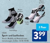 Sport- und Laufsocken von CRANE für 3,99 € bei ALDI SÜD im Angebot Sport- und Laufsocken von CRANE im aktuellen ALDI SÜD Prospekt