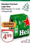 GLOBUS Zweibrücken - Premium Lager Beer Angebot im Prospekt Premium Lager Beer bei GLOBUS im Zweibrücken Prospekt für 4,99 €