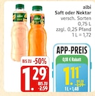 Saft oder Nektar für 1,11 € bei Marktkauf im Angebot Saft oder Nektar im aktuellen Marktkauf Prospekt