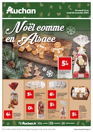 Prospectus Auchan Hypermarché à Villebois-Lavalette, "Noël comme en Alsace", 2 pages, 12/11/2024 - 18/11/2024