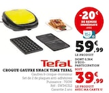 Promo Croque Gaufre Snack Time à 39,99 € dans le catalogue Super U à Lyon