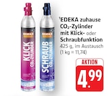 EDEKA Bad Wimpfen - CO₂-Zylinder mit Klickfunktion Angebot im Prospekt CO₂-Zylinder mit Klickfunktion bei EDEKA im Bad Wimpfen Prospekt für 4,99 €