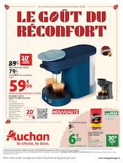 Prospectus Supermarchés Auchan Hypermarché en cours à La Bégude-de-Mazenc et alentours, "LE GOÛT DU RÉCONFORT", 32 pages, 06/10/2026 - 18/10/2026 Catalogue Supermarchés Auchan Hypermarché en cours à La Bégude-de-Mazenc et alentours, "LE GOÛT DU RÉCONFORT", 32 pages, 06/10/2026 - 18/10/2026
