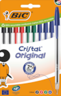 LOT DE 10 STYLOS BILLE CRISTAL BIC - BIC en promo chez Auchan Hypermarché LOT DE 10 STYLOS BILLE CRISTAL BIC - BIC dans le catalogue Auchan Hypermarché