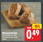 Walnussbrötchen im Angebot bei WEZ in Bad Oeynhausen Walnussbrötchen Angebote bei WEZ Bad Oeynhausen für 0,49 €