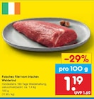 Aktuelle Rindfleisch Angebote bei Netto Marken-Discount in Chemnitz Aktuelles Falsches Filet vom Irischen Weiderind Angebot bei Netto Marken-Discount in Chemnitz ab 1,19 €