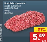 Hackfleisch gemischt bei Netto Marken-Discount im Kettenkamp Prospekt für 5,49 €