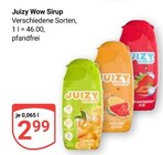 Sirup Angebote von Juizy Wow bei GLOBUS Homburg für 2,99 €